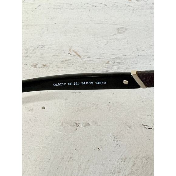 DIESEL DL0212 54 52J Dark Tortoise Frame UV-Protected Full-Rim Square Sunglasses - Picture 9 of 9